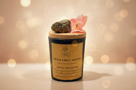 Świeca Kobiety Sukcesu - Zapach Zwycięstwa | Celebracja osiągnięć