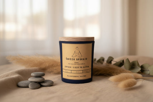 Świeca Spokoju - Zapach Ciszy po Kłótni | Świeca relaksacyjna