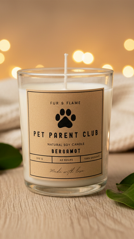 Pet Parents Club - Świeca na Futrzaste Wieczory | Prezent dla właściciela psa/kota